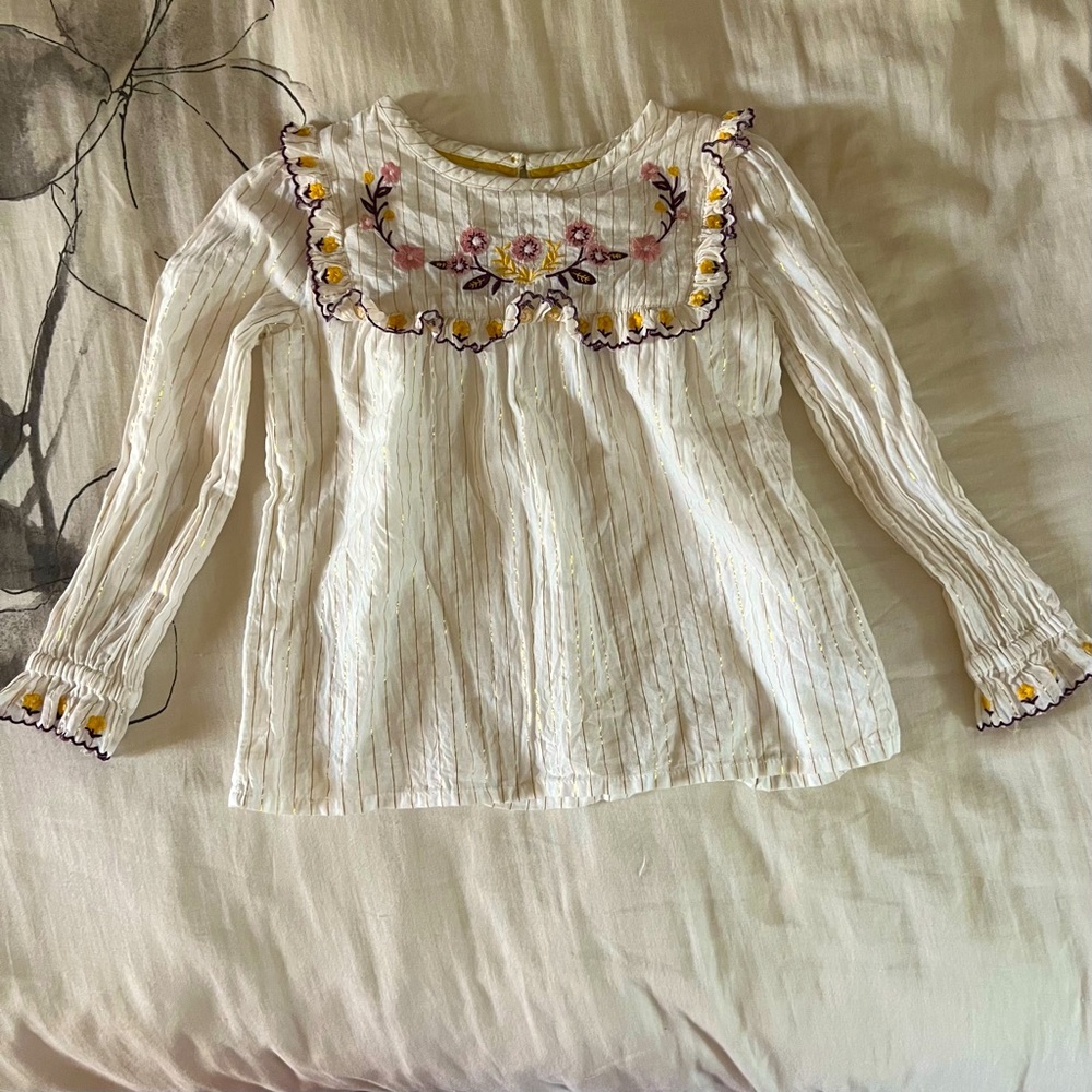 Mini Boden girls top size 4